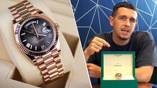 THE BEST DAY-DATE YET? 228235 2024 Rolex Day-Date Black Slate Unboxing & Review!