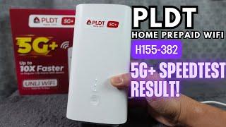 H155-382 5G+ | PLDT Home prepaid WiFi Speedtest and Unboxing!