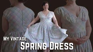 I Made A Vintage Spring Dress