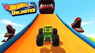 HOT WHEELS UNLIMITED 2 - GUNKSTER, Twin Mill 3, Sharkruiser In My Tracks