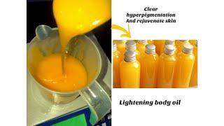 This Lightening oil will lighten dull skin, dark spots, unblend skin | repair damage bleached skin