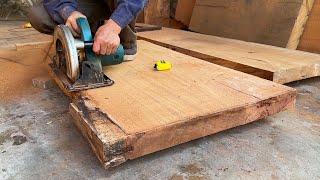 Unseen Exquisite Carved LARGE Wooden Door // MrVan Woodworking Techniques - Amazing 70s Wood Machine