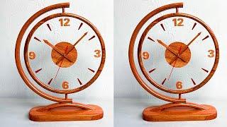 Great Woodworking Ideas /// Design A Wooden Globe  Desk Clock.