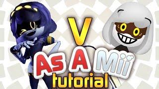 How to Make a V (Murder Drones) Mii - As A Mii (Ep. 17)