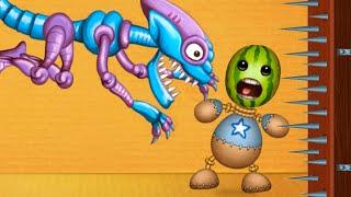 ALIENS vs WATERMELON BUDDY | Kick The Buddy | Bananos Gameplay