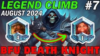 Pushing Over the Edge ► BFU DK Deck on Ladder ► Legend Climb ► Ep. 7 ► Hearthstone Standard