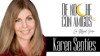 Karen Sentíes en De noche con Amigos