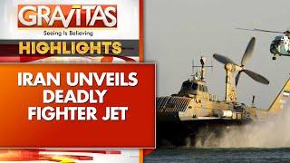 Iran's Deadly Fighter Jet, Hovercraft Unveiled | World News | WION  | GRAVITAS Highlights