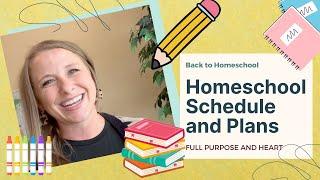 Homeschool Scheduling and Planning