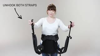 LÍLLÉbaby Carrier Tutorial - Crossing the Straps