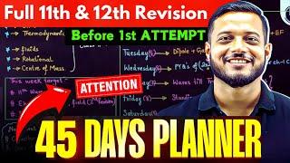 Full 11th & 12th Revision Before JEE 2025 1st Attempt ️ Rajwant Sir JEE 2025 Strategy #jee2025