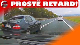 Magor v BMW, málem si rozbil sklo, vybržďovač na dálnici a Stará Piksla - Dashcam kompilace 95
