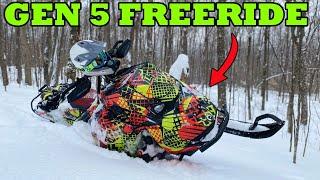 Ditch Banging, Wheelies and Lots of Tree Riding - 2023 Ski-doo Freeride 146