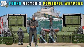 GTA 5 : MICHAEL FOUND VICTOR'S POWERFUL HIGH TECH WEAPONS || BB GAMING