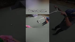 He Snapped His Scooter #short #scooter #redbull #skate #shorts #insane #fail