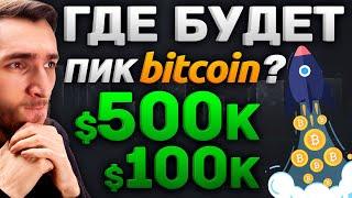 $500,000 ЗА 1 БИТКОИН? ГДЕ МАКСИМАЛЬНАЯ ТОЧКА РОСТА BITCOIN BTC? | КРИПТОВАЛЮТА И ОБУЧЕНИЕ ТРЕЙДИНГУ