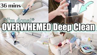 I'M DONE! OVERWHELMED DEEP CLEAN WITH ME | EXTREME CLEANING MOTIVATION