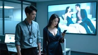 Phone surveillance reveals the wife's affair, and when all the coworkers find out, they start to loo