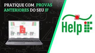 Como baixar provas antigas do seu Instituto Federal