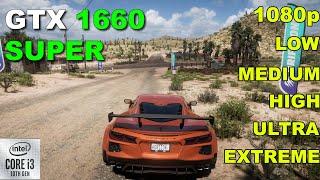 GTX 1660 Super + I3 10100 | Forza Horizon 5 -1080p, All Setting