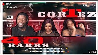 SHE MURDERED HIM!  | 40 BARRS VS CORTEZ//BLACK ICE CARTEL | REACTION | RAP BATTLE