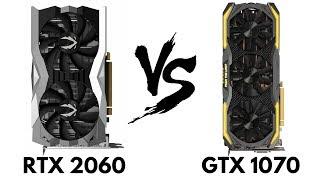 RTX 2060 vs GTX 1070 | GTX 1070 vs RTX 2060 | RTX 2060 | Comparison in most popular Games | H-Tech