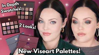 Viseart Violette Vespertine & Cashmerie Charmeuse Palettes! Swatches, 2 Looks & Honest Review