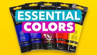 5 Essential Colors Every Beginner Painter Needs