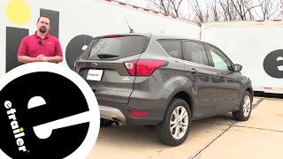 etrailer | Installing the Curt Trailer Hitch Receiver on your 2019 Ford Escape