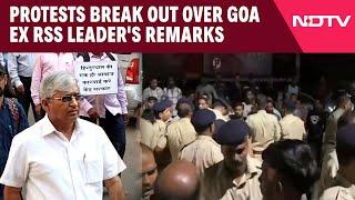 RSS Goa | Protests Break Out Over Goa Ex RSS Leader's Remarks