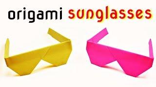 Simple Origami  Sunglasses  | Easy to make | Paper Folding Crafts | Origami Arts