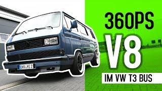 Ein Audi V8 - 360 PS Motor in einem VW T3 - Warum macht man sowas? Wer baut sowas? - Wie geht das?