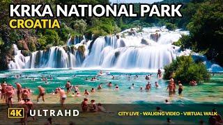 Walking tour Krka National Park - Skradinski Buk Waterfall 4K