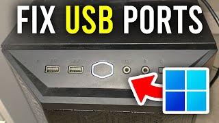 How To Fix USB Ports Not Working On PC - Full Guide