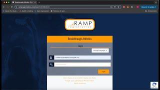 Breakthrough Athletics x Ramp Account Sign-in Video