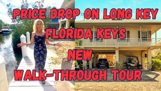 INSIDE a Stunning Florida Keys Waterfront Home | Huge Potential + Easy Ocean Access