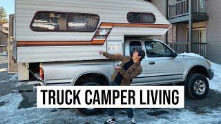 I Bought a Truck Camper (to live in full time)