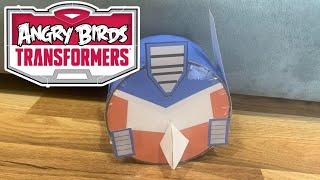 Angry Birds Transformers Red as Optimus Prime Custom Plush Review