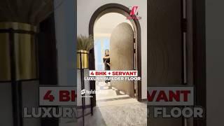 4 BHK Luxury Builder Floors in Gurgaon | 400 sq yd Plot | 3,300 sq ft Fully Furnished  9716040121