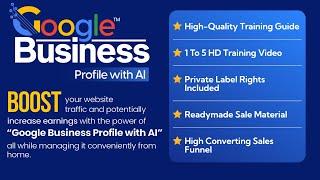 Google Business Profile With AI PLR Review