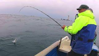 We Have arrived Fishing At The Lighthouse Then Onto The Pots