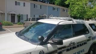 @nnpdmedia Officer Betts And Officer Tonnage Bothering My Neighbor - Betts Already Got A New Truck