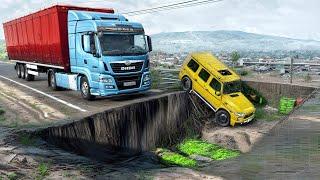 Ultimate Car vs Ditch Trap Challenge | BeamNG.drive