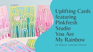 Pinkfresh Studio | You Are My Rainbow | Card Making Tutorial