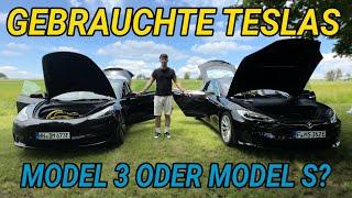 Gebrauchte Tesla: Tesla Model 3 vs. Tesla Model S