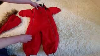 Комбинезон Val D’Isere Snowsuit Happy Red от Kuling. Распаковка заказа из Babyshop.com