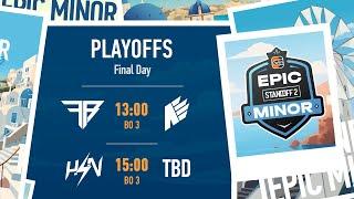 EN | WINLINE EPIC STANDOFF 2 MINOR | Playoffs - Final Day