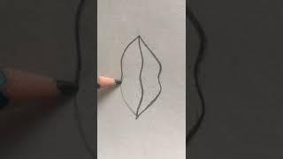 How to draw lips | Easy steps to draw lips | #art #drawing #trending #shorts #short