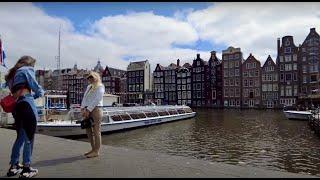  Amsterdam 4K Downtown Walking Tour, Netherlands