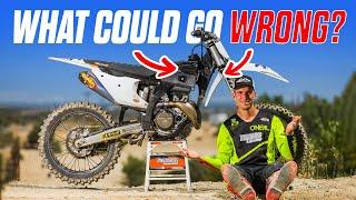 2023 Husqvarna FC450 Testing Without Radiators